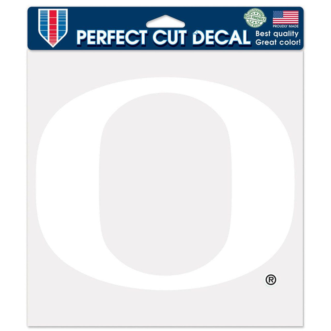 Oregon Ducks Decal 8x8 Perfect Cut White - Sports Collectibles, Sports Memorabilia, Sports Fan Shop, Sports Gifts