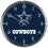 Dallas Cowboys Round Chrome Wall Clock (CDG) - 757 Sports Collectibles