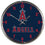 Los Angeles Angels Clock Round Wall Style Chrome - Sports Collectibles, Sports Memorabilia, Sports Fan Shop, Sports Gifts