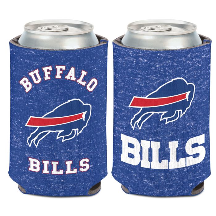 Buffalo Bills Team Heathered Can Cooler 12 oz. - Sports Collectibles, Sports Memorabilia, Sports Fan Shop, Sports Gifts