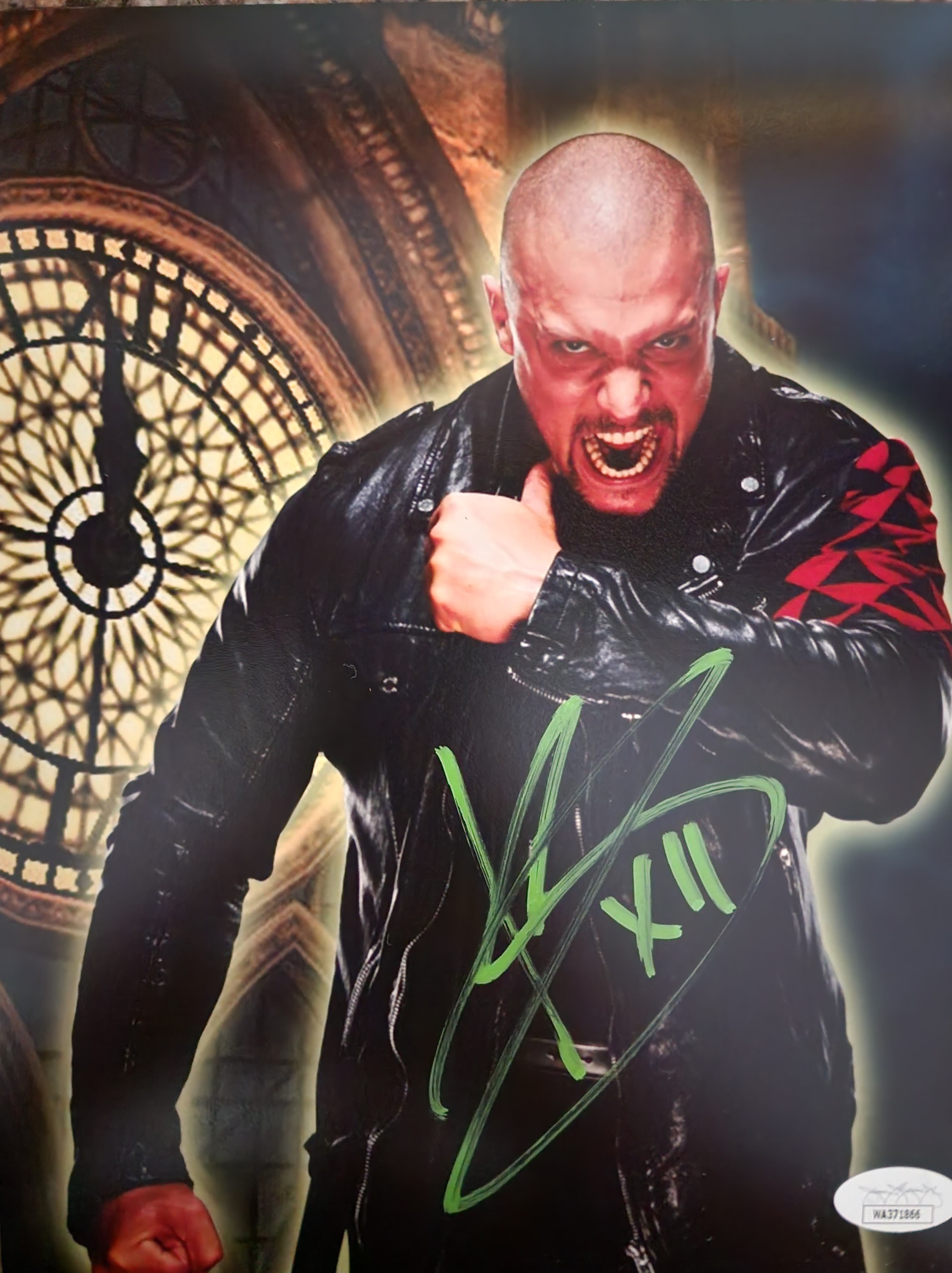 Karrion Kross Clock Tower Autographed 8" x 10" WWE Wrestling Photo - Sports Collectibles, Sports Memorabilia, Sports Fan Shop, Sports Gifts