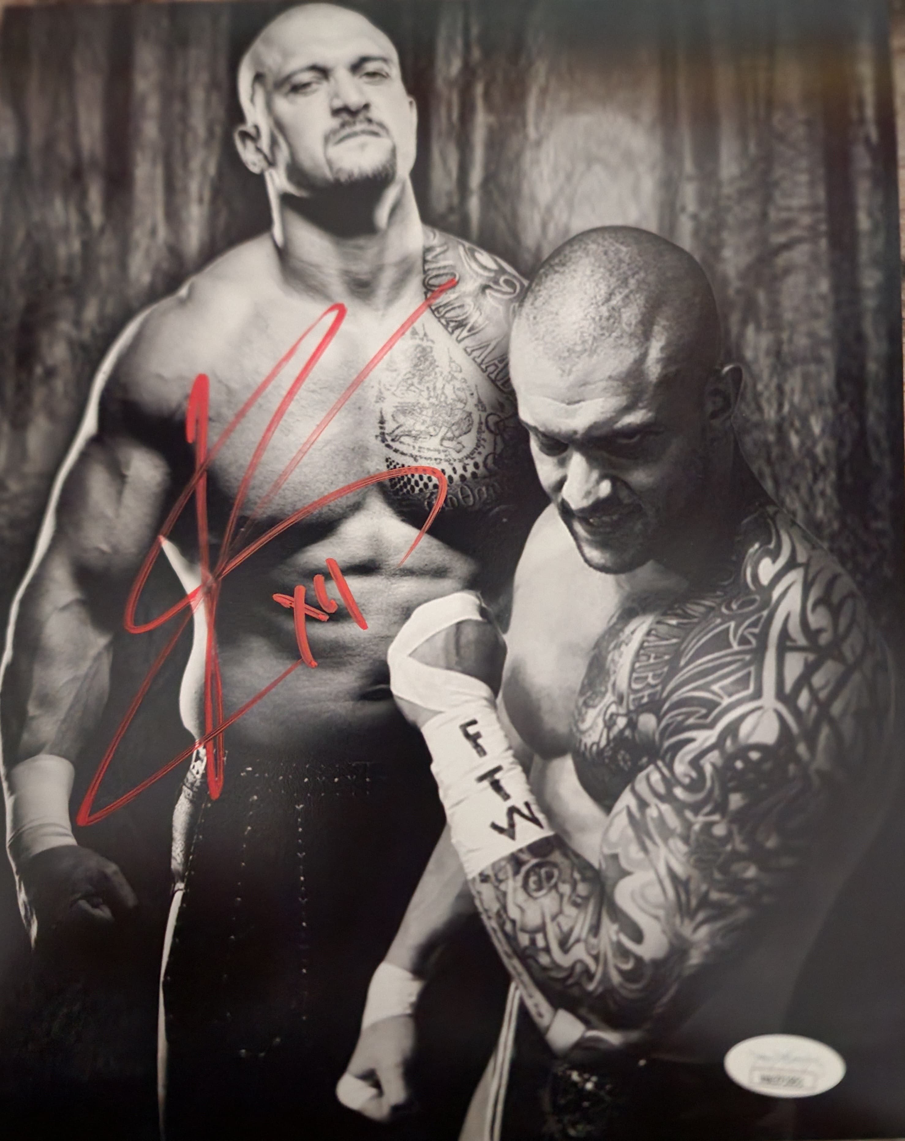 Karrion Kross Autographed 8" x 10" WWE Wrestling Spotlight Photo - Sports Collectibles, Sports Memorabilia, Sports Fan Shop, Sports Gifts