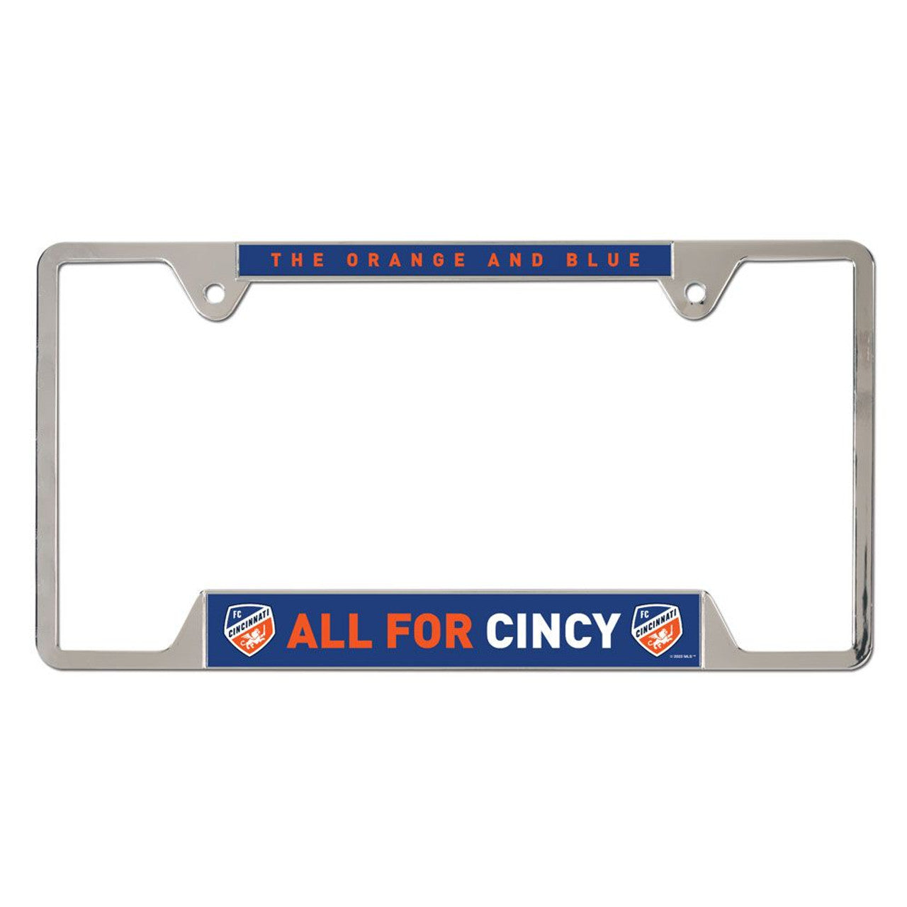 FC Cincinnati License Plate Frame Metal Special Order - Sports Collectibles, Sports Memorabilia, Sports Fan Shop, Sports Gifts