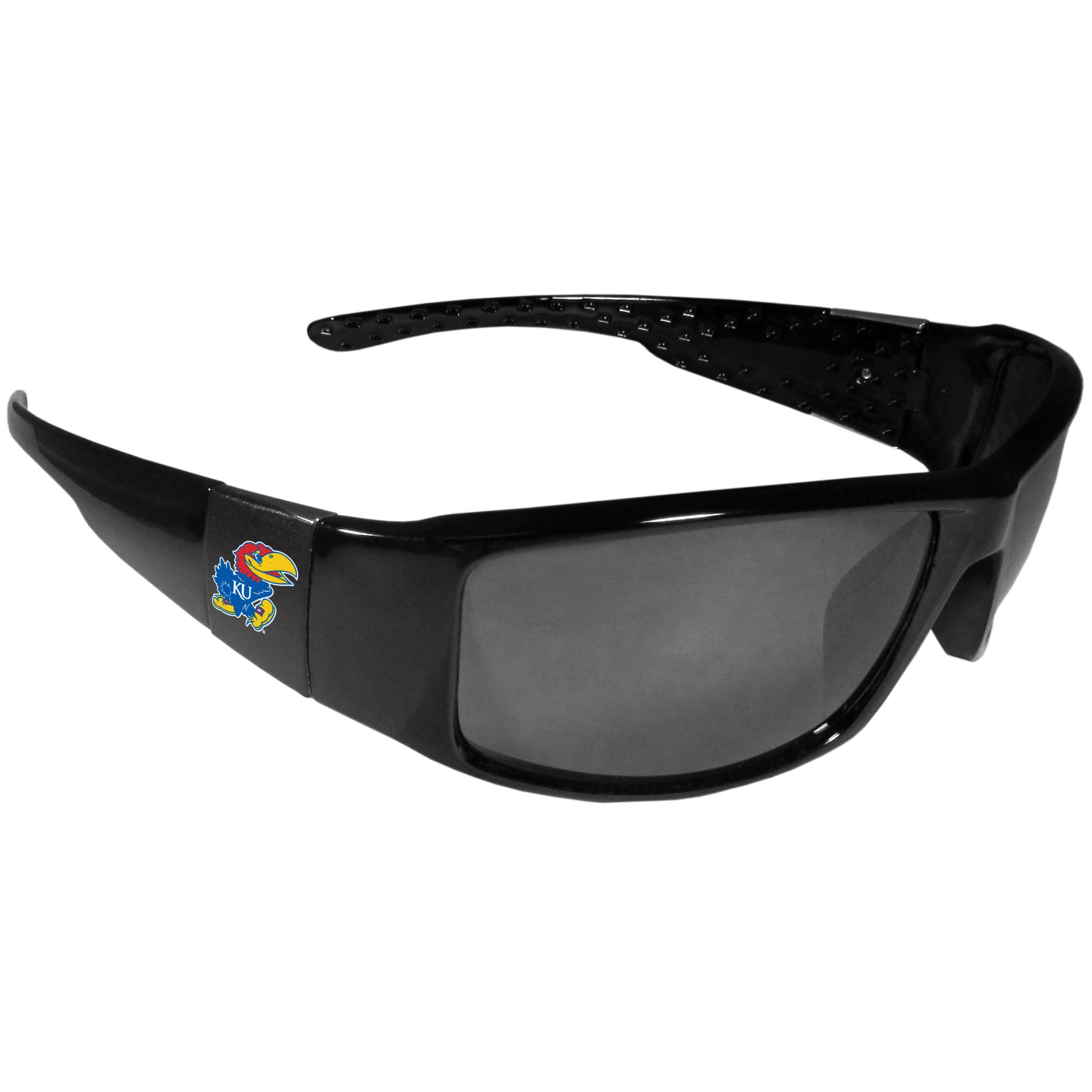 Kansas Jayhawks Black Wrap Sunglasses - Sports Gifts, Sports Memorabilia, Sports Collectibles, Fan Shop