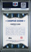 Graded 2024 Topps Bowman Chrome U Cooper Flagg #CI1 Campus Icons Rookie RC Basketball Card PSA 10 Gem Mint