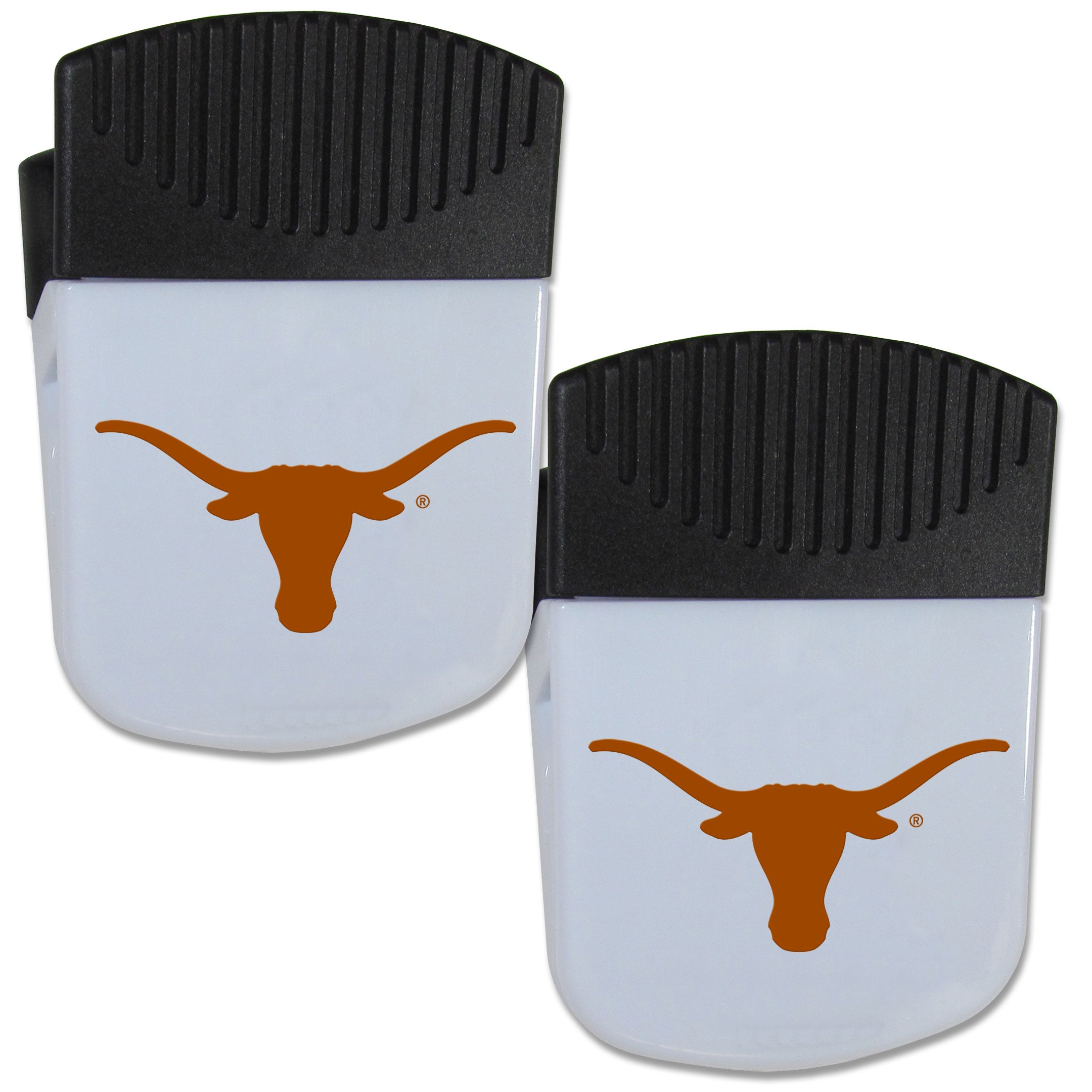 Texas Longhorns Chip Clip Magnet with Bottle Opener, 2 pack