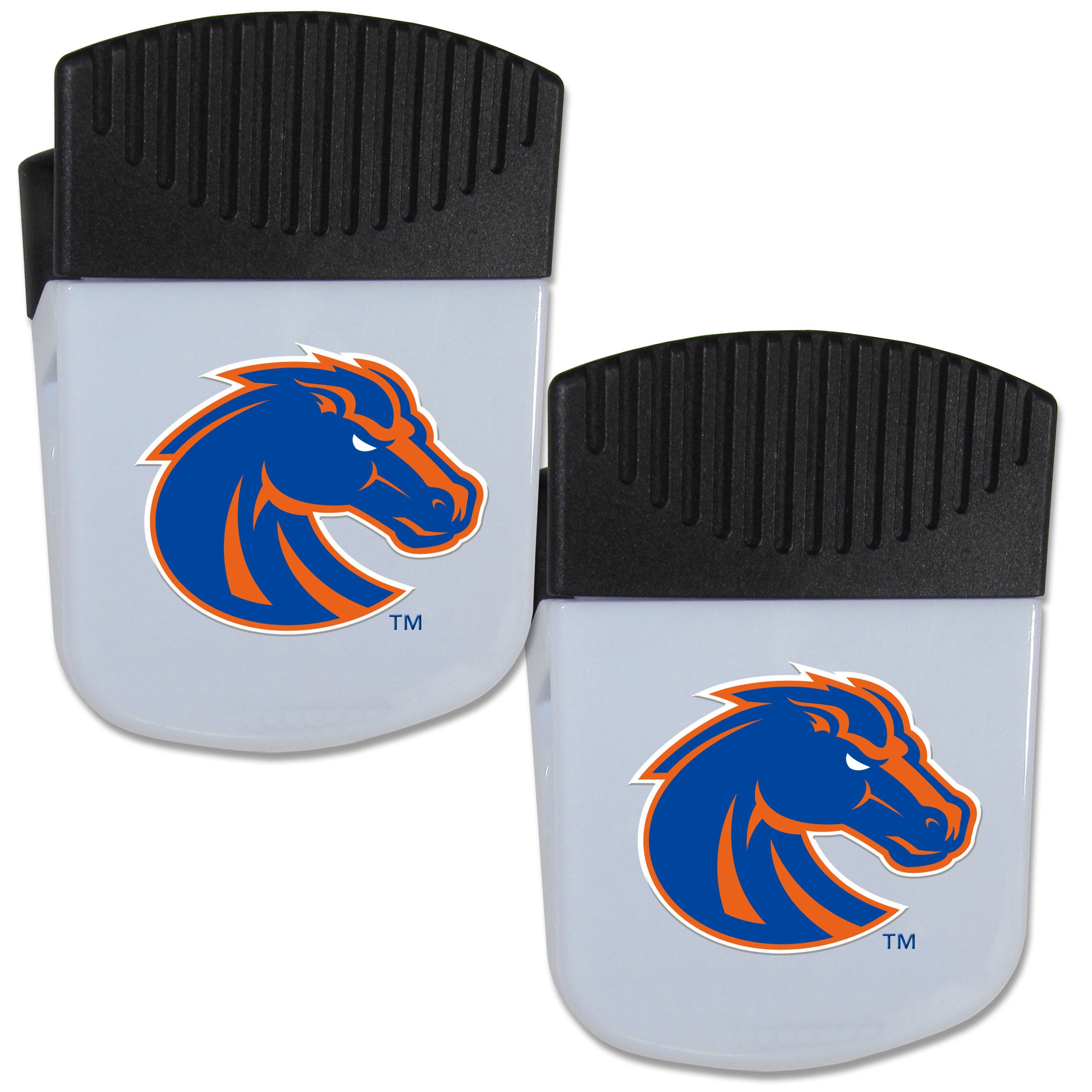 Boise St. Broncos Chip Clip Magnet with Bottle Opener, 2 pack
