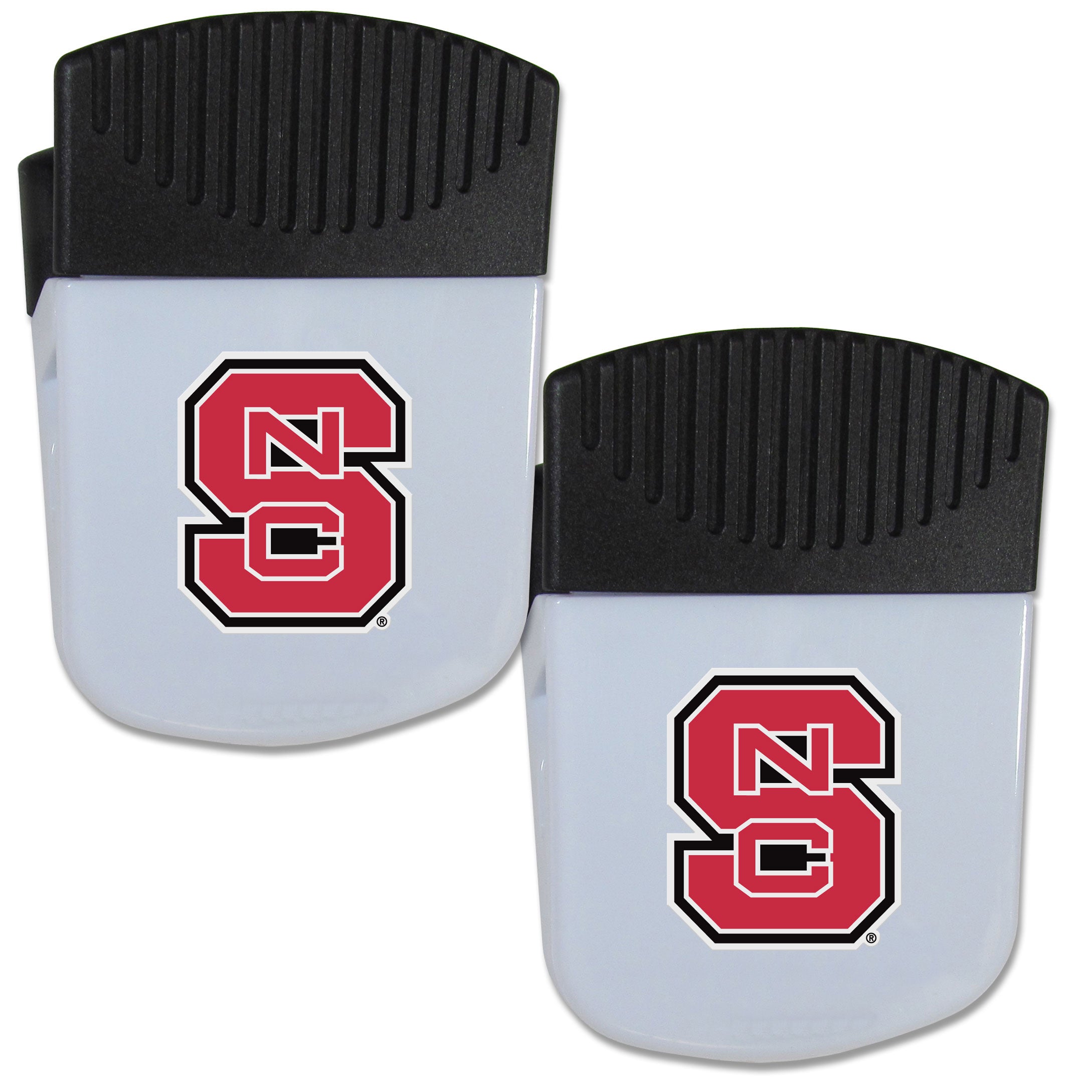 N. Carolina St. Wolfpack Chip Clip Magnet with Bottle Opener, 2 pack