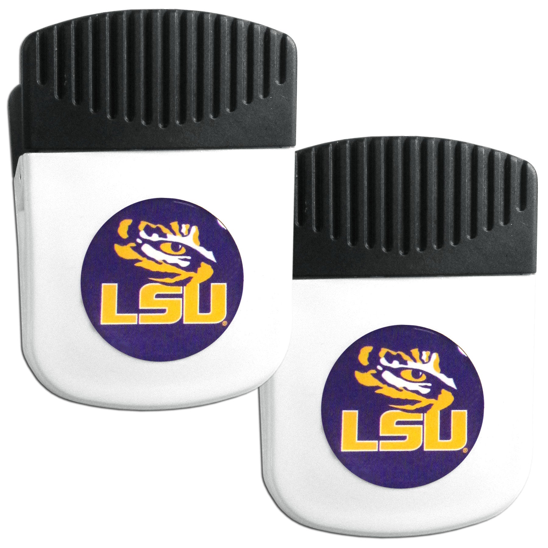 LSU Tigers Clip Magnet with Bottle Opener, 2 pack - Sports Gifts, Sports Memorabilia, Sports Collectibles, Fan Shop