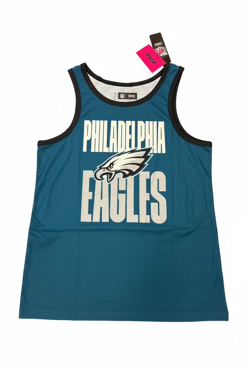 Philadelphia Eagles Solid Wordmark Sleeveless Top