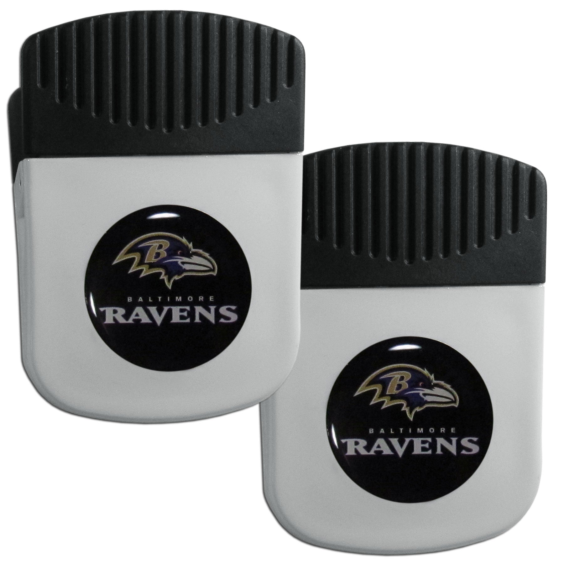 Baltimore Ravens Clip Magnet with Bottle Opener, 2 pack