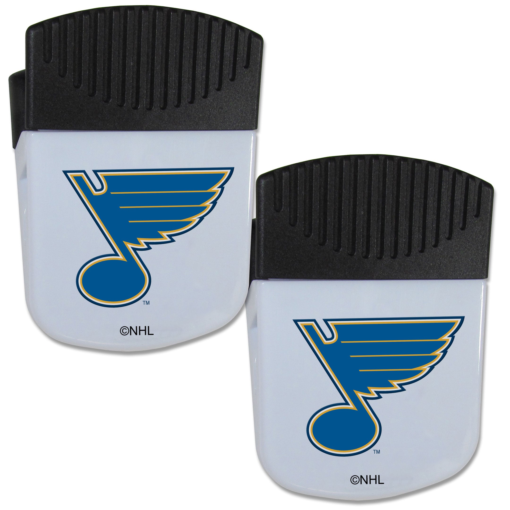 St. Louis Blues Chip Clip Magnet with Bottle Opener, 2 pack