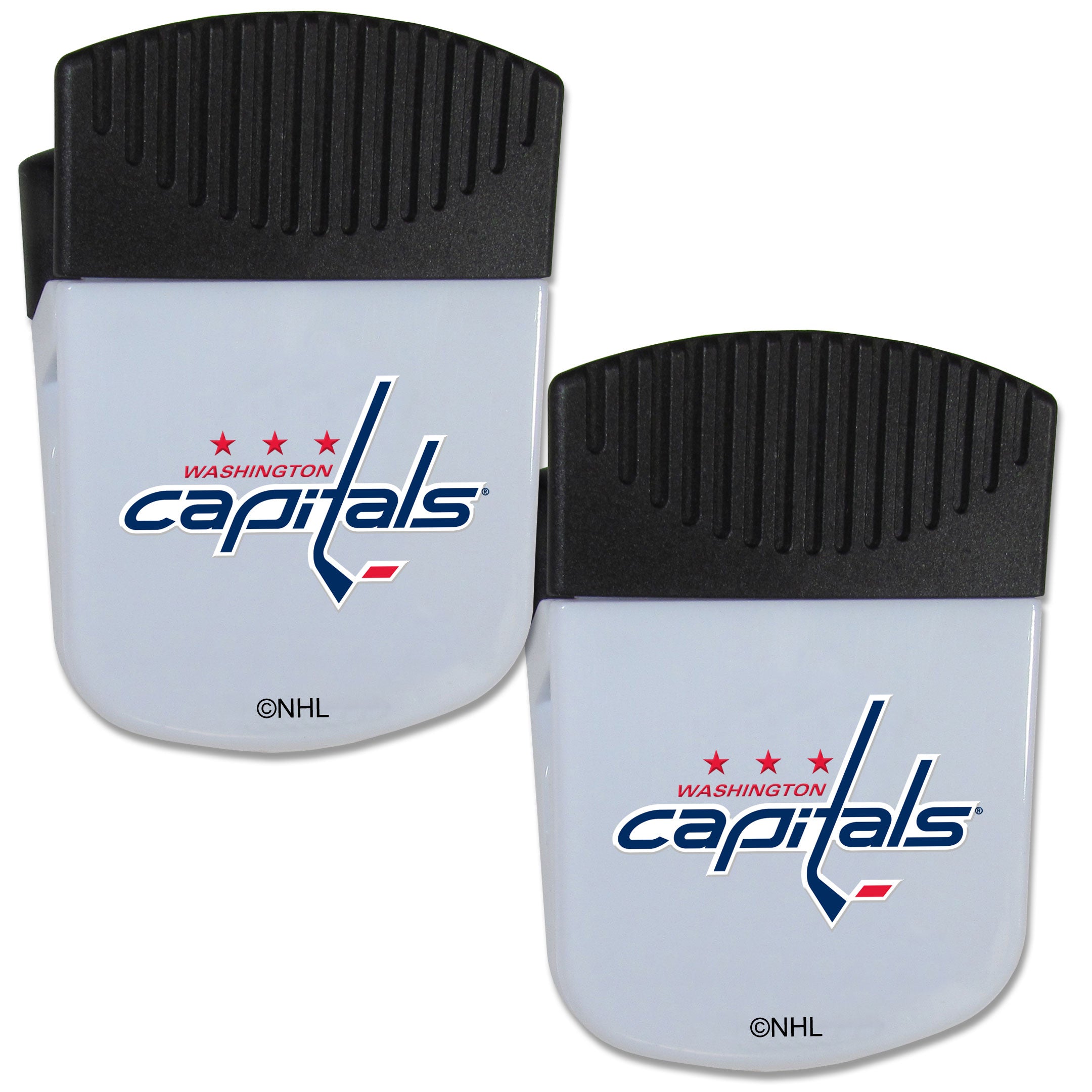 Washington Capitals Chip Clip Magnet with Bottle Opener, 2 pack