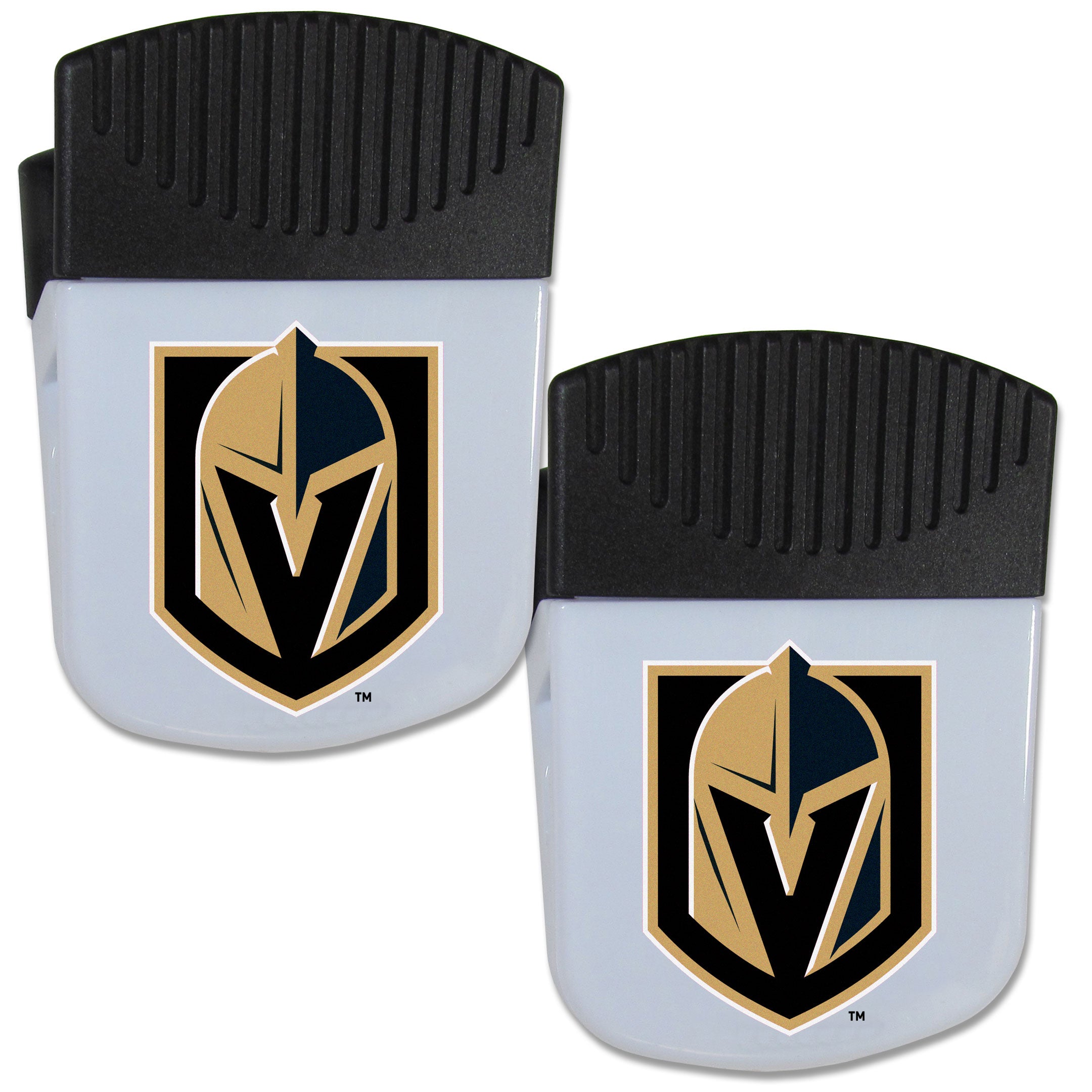 Vegas Golden Knights Chip Clip Magnet with Bottle Opener, 2 pack