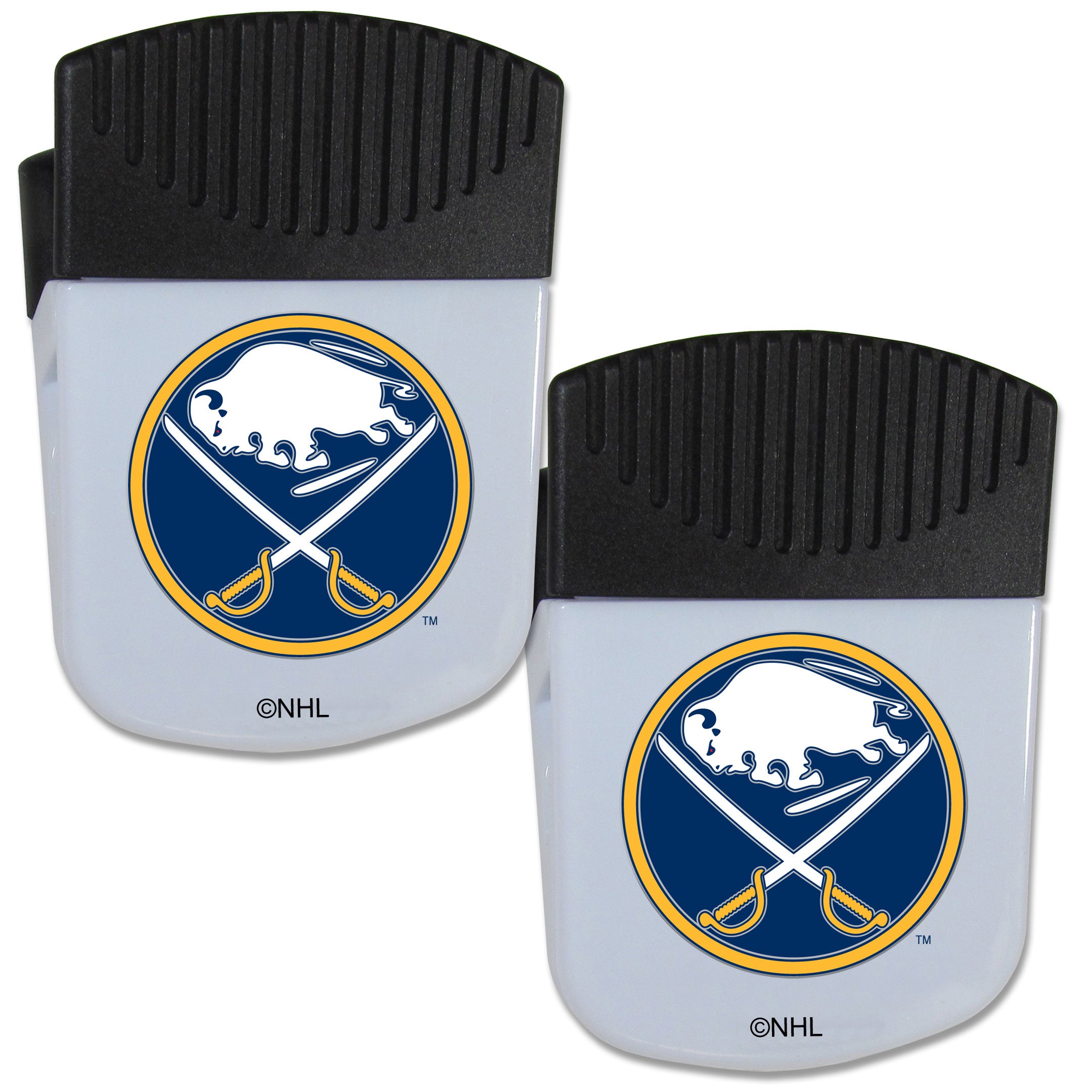 Buffalo Sabres Chip Clip Magnet with Bottle Opener, 2 pack