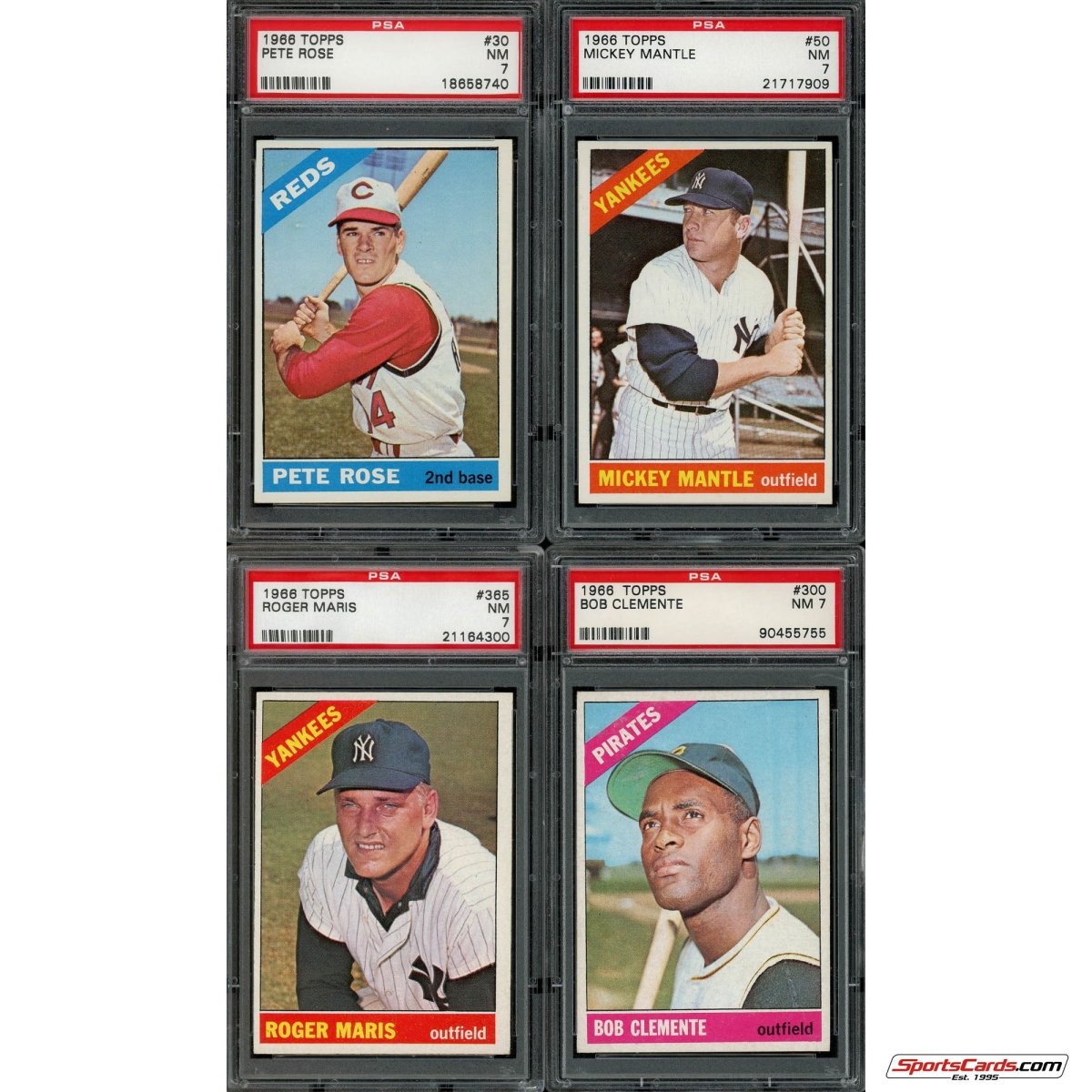 1966 Topps Baseball Complete Graded Set Break - (1) PSA 7 or Better Graded Card Per Box! - Sports Gifts, Sports Memorabilia, Sports Collectibles, Fan Shop