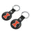 University of Illinois Fighting Illini Insignia Black Airtag Holder 2-Pack - Sports Gifts, Sports Memorabilia, Sports Collectibles, Fan Shop