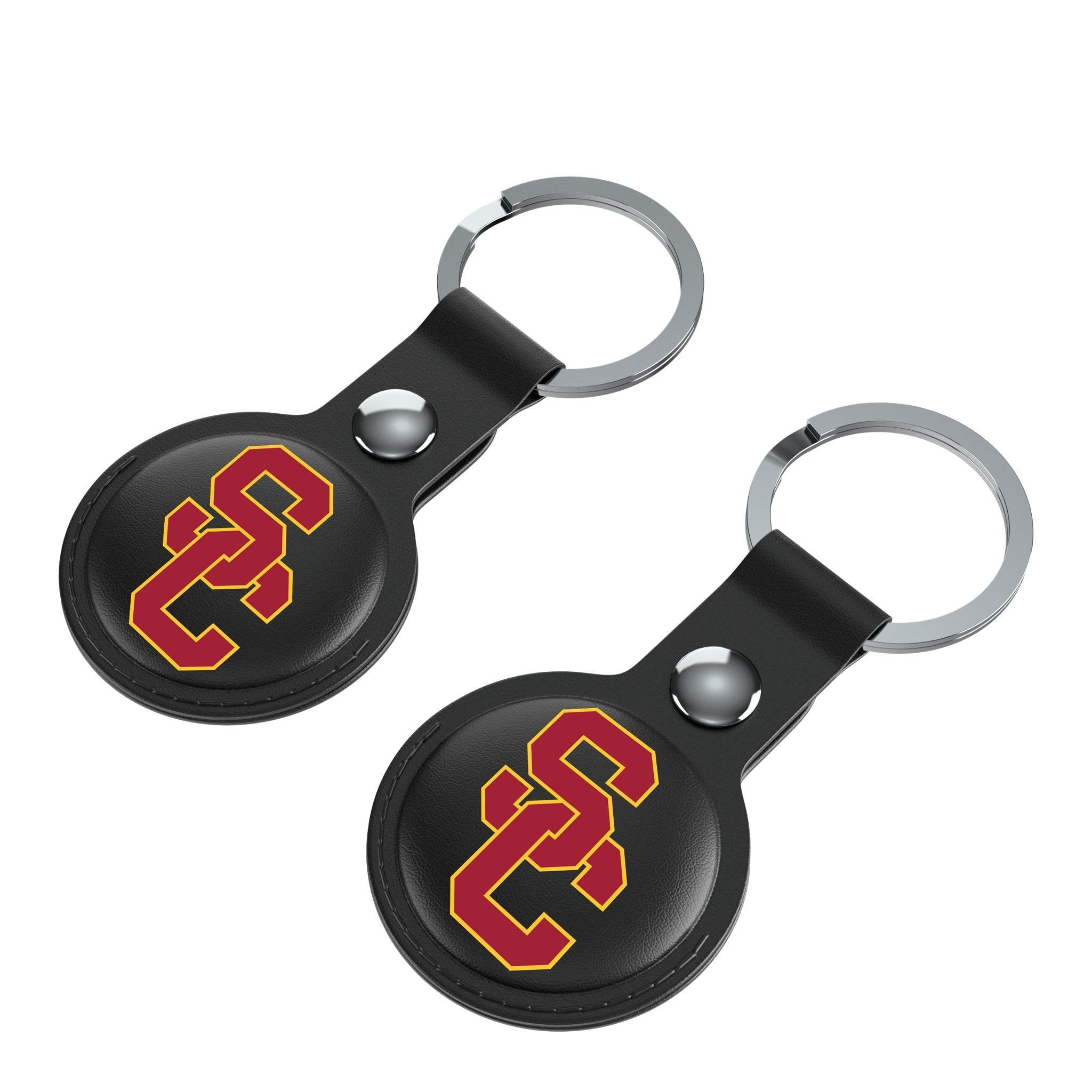 University of Southern California Trojans Insignia Black Airtag Holder 2-Pack - Sports Gifts, Sports Memorabilia, Sports Collectibles, Fan Shop