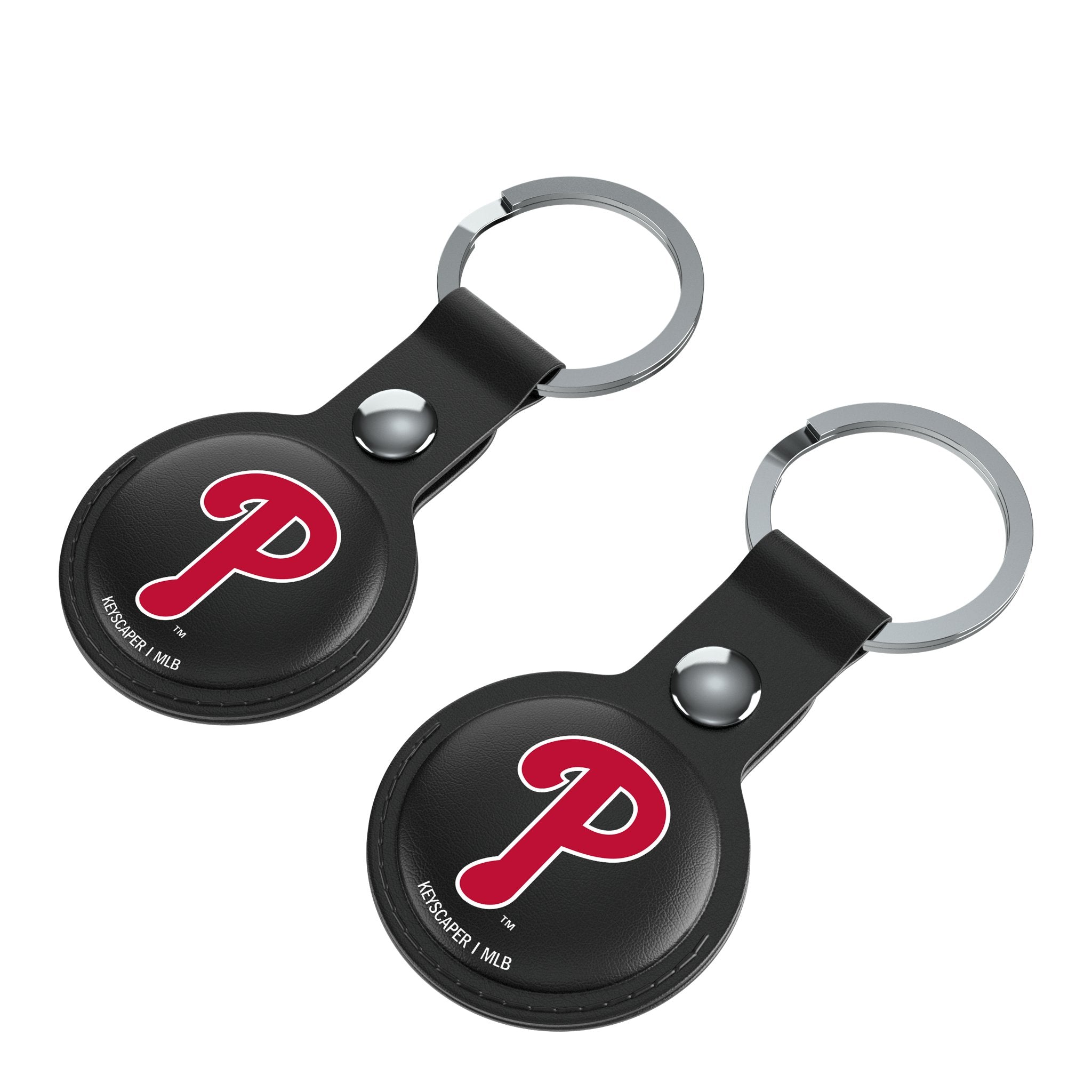Philadelphia Phillies Insignia Black Airtag Holder 2-Pack - Sports Gifts, Sports Memorabilia, Sports Collectibles, Fan Shop