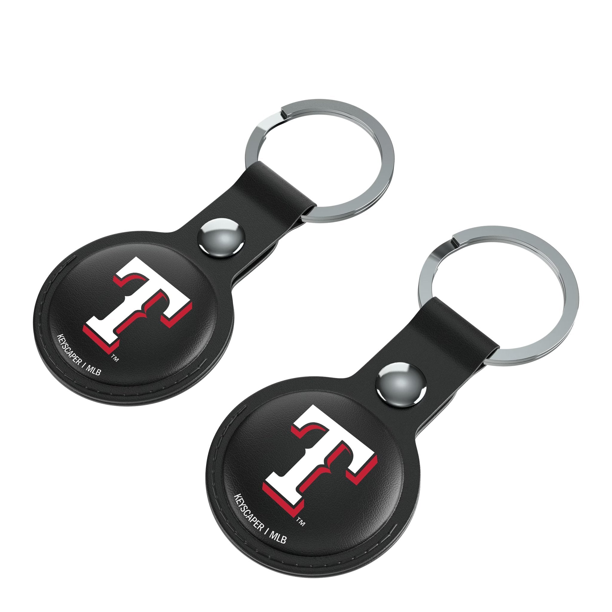 Texas Rangers Insignia Black Airtag Holder 2-Pack - Sports Gifts, Sports Memorabilia, Sports Collectibles, Fan Shop