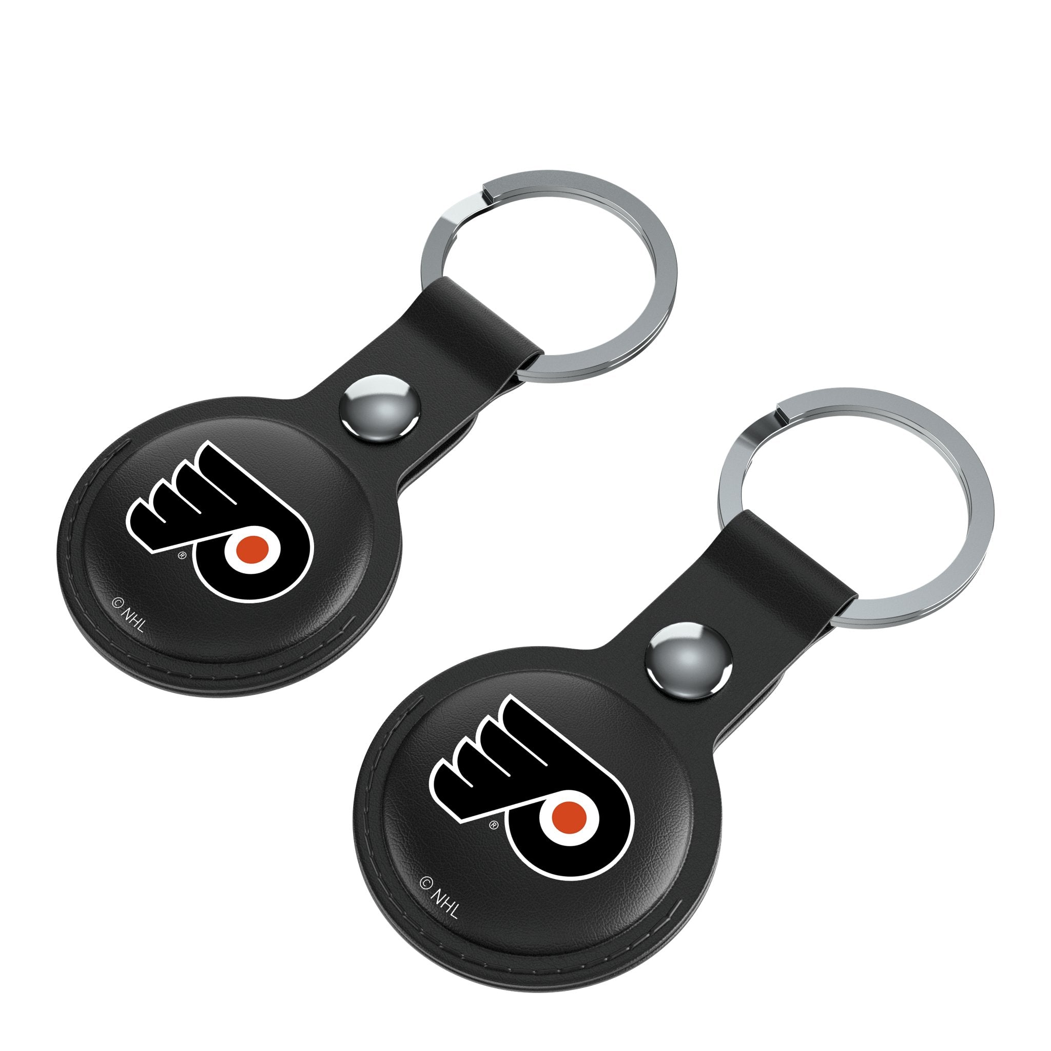 Philadelphia Flyers Insignia Black Airtag Holder 2-Pack - Sports Gifts, Sports Memorabilia, Sports Collectibles, Fan Shop