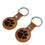 Clemson University Tigers Burn Brown Airtag Holder 2-Pack - Sports Gifts, Sports Memorabilia, Sports Collectibles, Fan Shop
