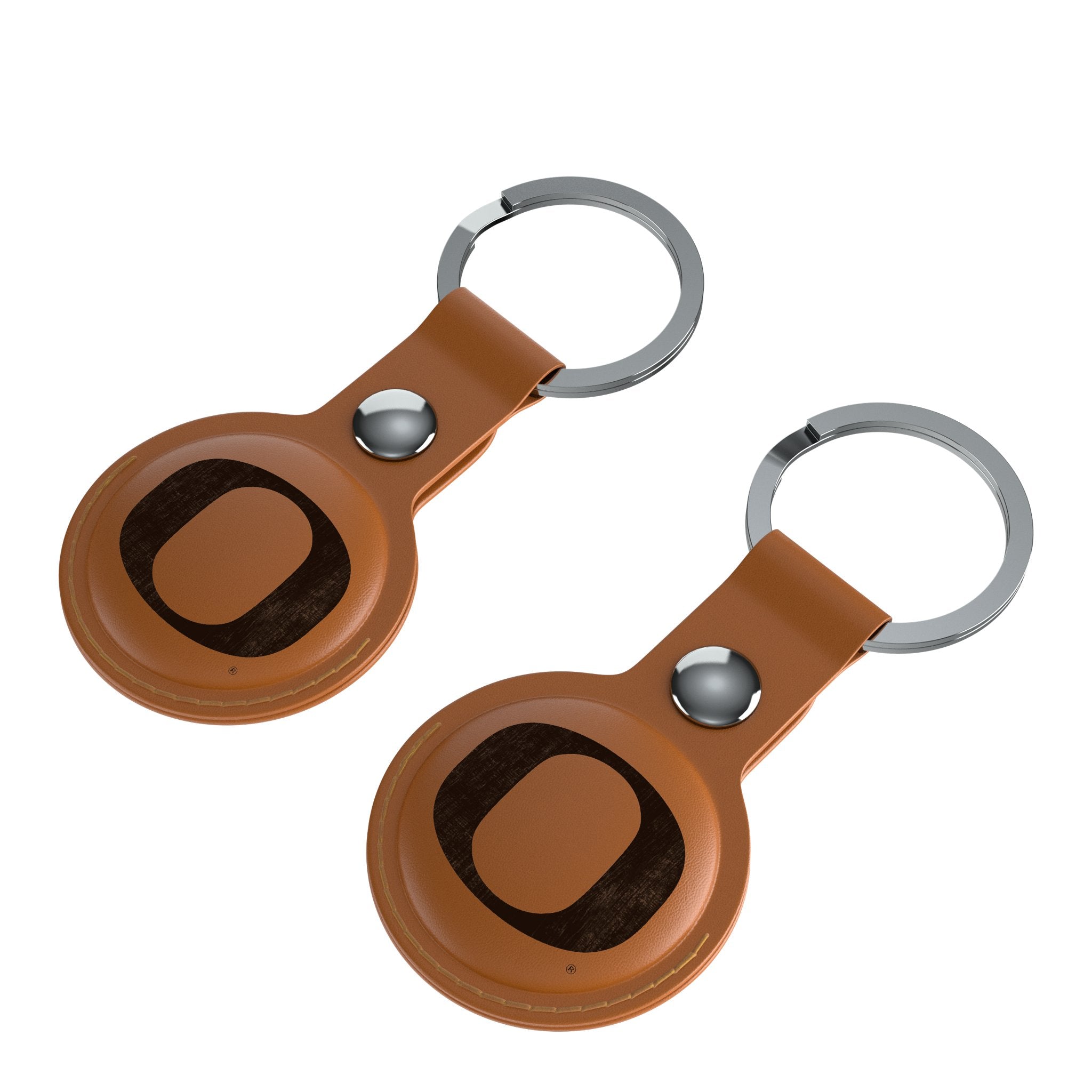 University of Oregon Ducks Burn Brown Airtag Holder 2-Pack - Sports Gifts, Sports Memorabilia, Sports Collectibles, Fan Shop