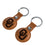 University of Oklahoma Sooners Burn Brown Airtag Holder 2-Pack - Sports Gifts, Sports Memorabilia, Sports Collectibles, Fan Shop