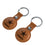 Dallas Cowboys Burn Brown Airtag Holder 2-Pack - Sports Gifts, Sports Memorabilia, Sports Collectibles, Fan Shop