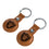 Las Vegas Raiders Burn Brown Airtag Holder 2-Pack - Sports Gifts, Sports Memorabilia, Sports Collectibles, Fan Shop