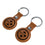 Pittsburgh Steelers Burn Brown Airtag Holder 2-Pack - Sports Gifts, Sports Memorabilia, Sports Collectibles, Fan Shop