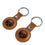 Buffalo Sabres Burn Brown Airtag Holder 2-Pack - Sports Gifts, Sports Memorabilia, Sports Collectibles, Fan Shop