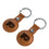 Philadelphia Flyers Burn Brown Airtag Holder 2-Pack - Sports Gifts, Sports Memorabilia, Sports Collectibles, Fan Shop