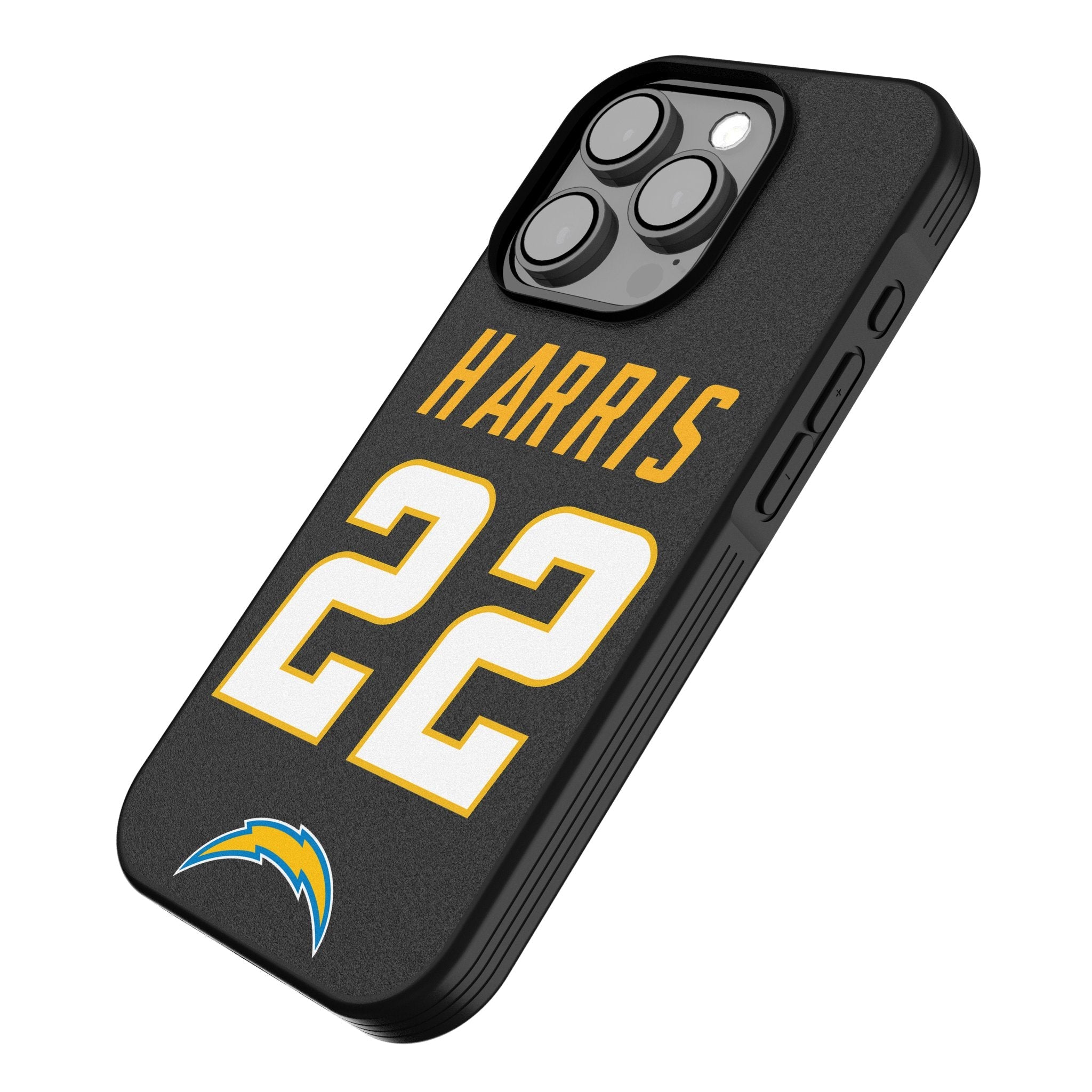 Najee Harris Los Angeles Chargers 22 Game Tactic Bump Phone Case for Apple iPhone - Sports Gifts, Sports Memorabilia, Sports Collectibles, Fan Shop