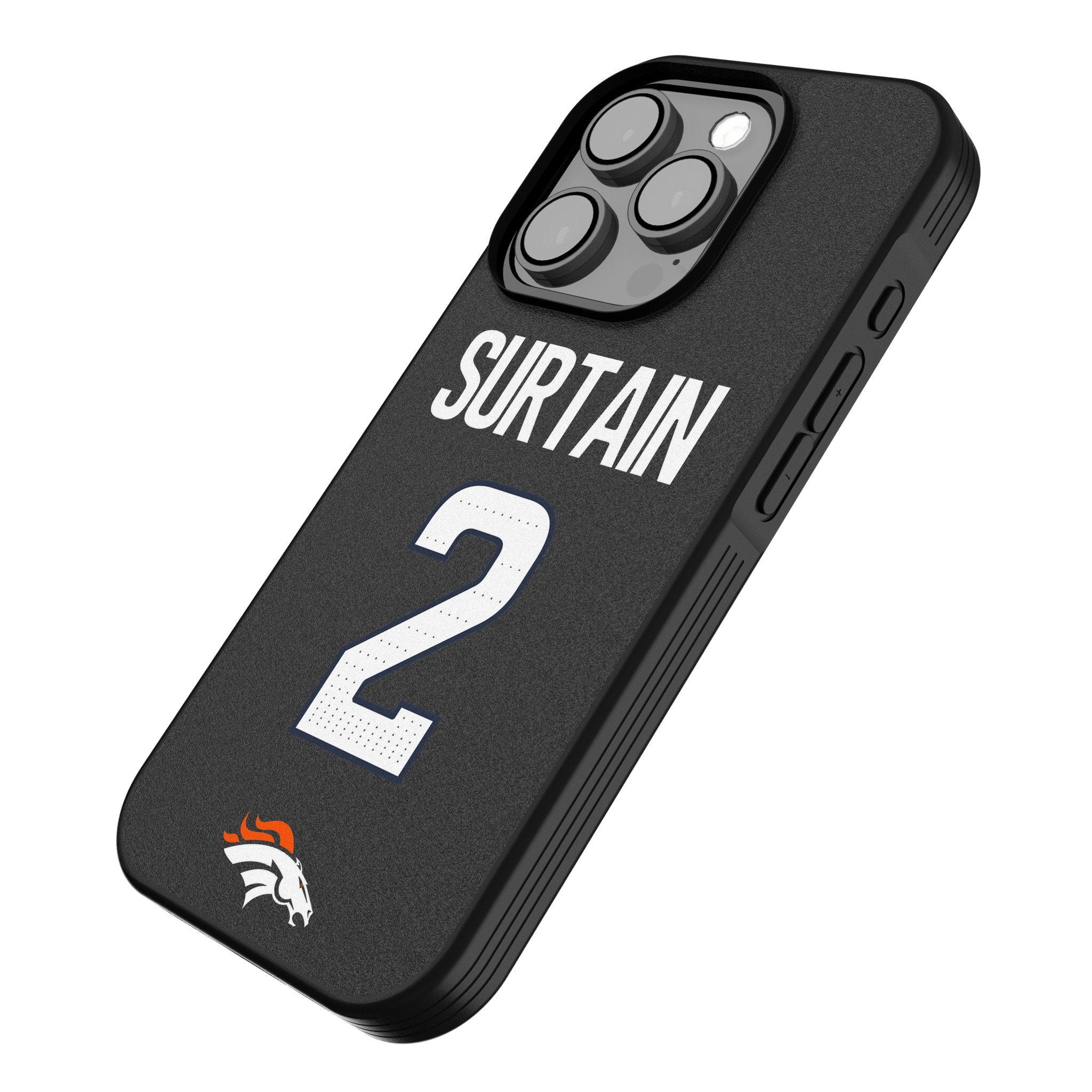 Pat Surtain II Denver Broncos 2 Game Tactic Bump Phone Case for Apple iPhone - Sports Gifts, Sports Memorabilia, Sports Collectibles, Fan Shop
