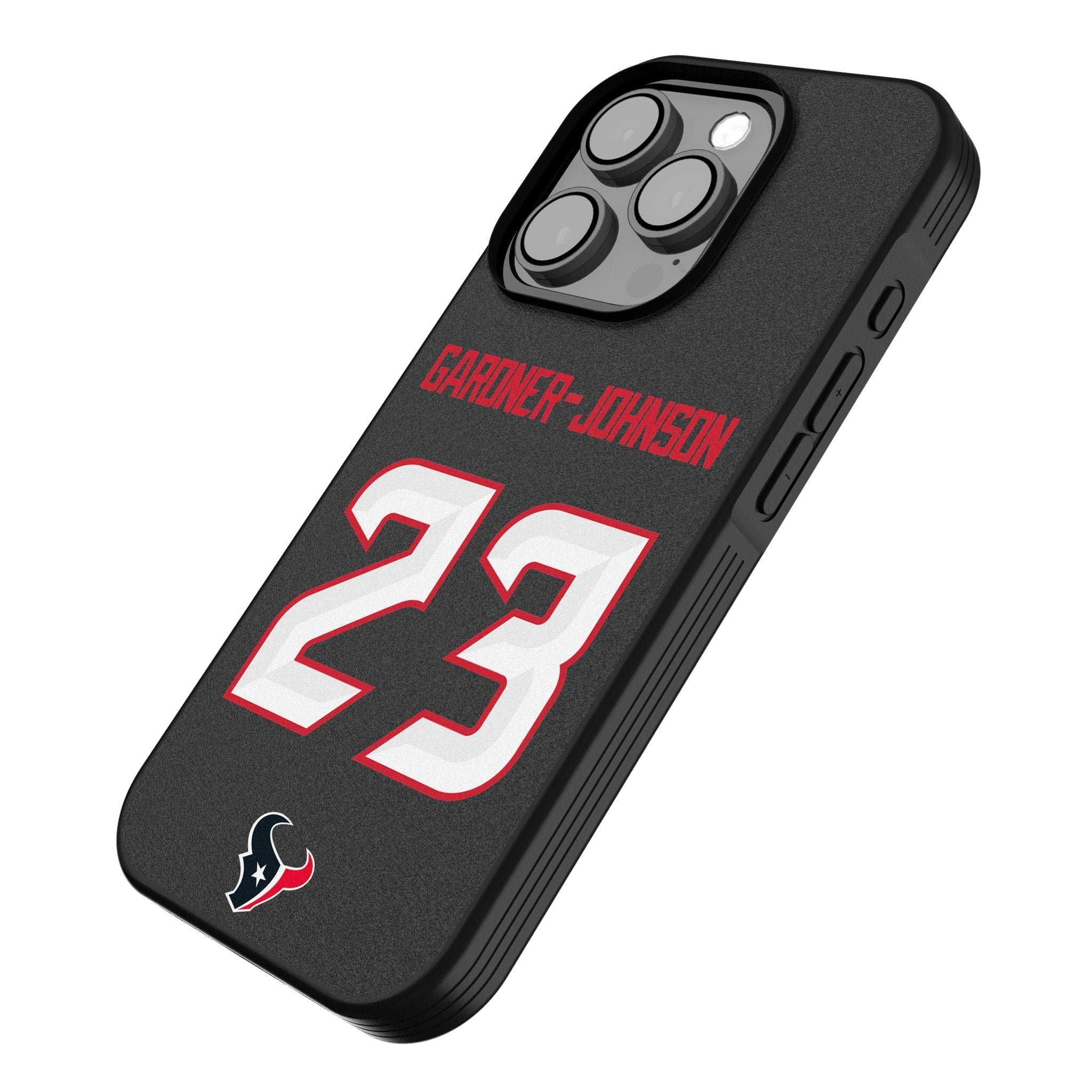 C.J. Gardner-Johnson Houston Texans 23 Game Tactic Bump Phone Case for Apple iPhone - Sports Gifts, Sports Memorabilia, Sports Collectibles, Fan Shop