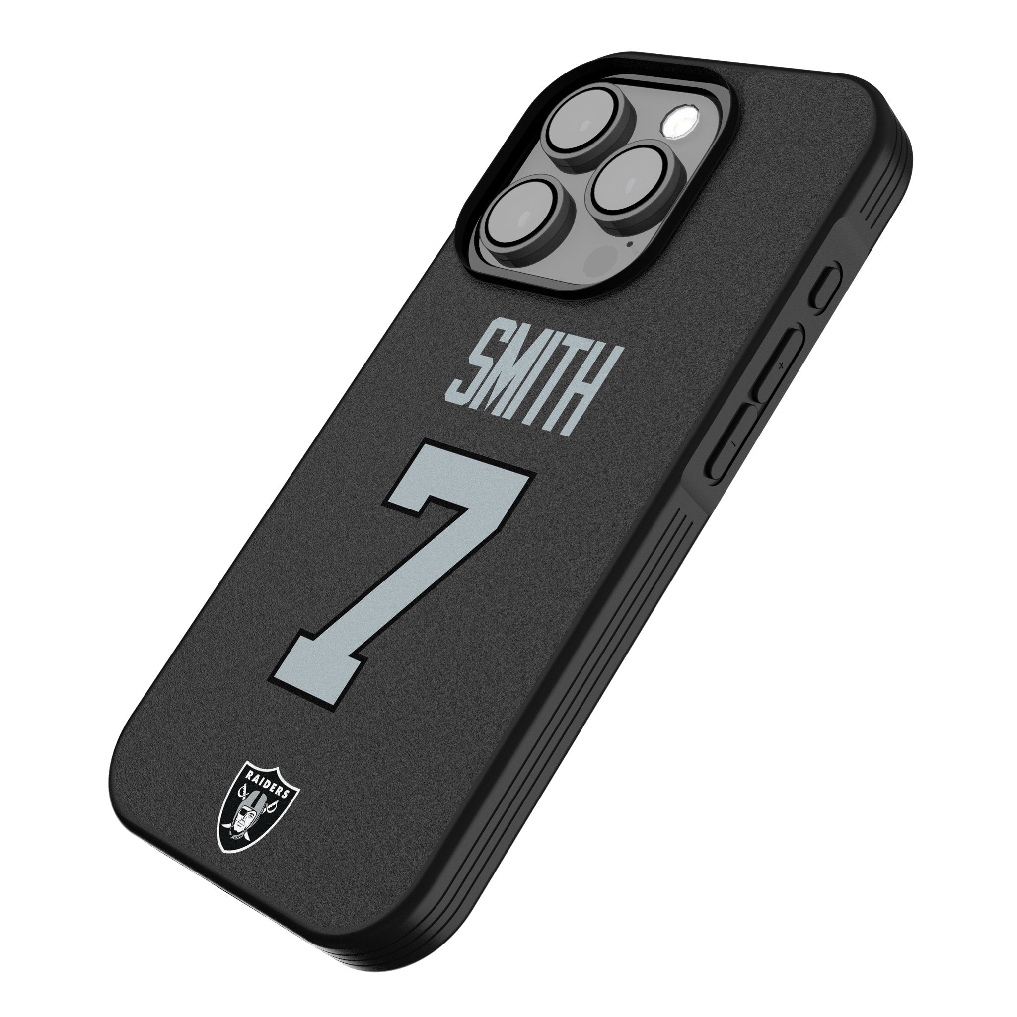 Geno Smith Las Vegas Raiders 7 Game Tactic Bump Phone Case for Apple iPhone - Sports Gifts, Sports Memorabilia, Sports Collectibles, Fan Shop