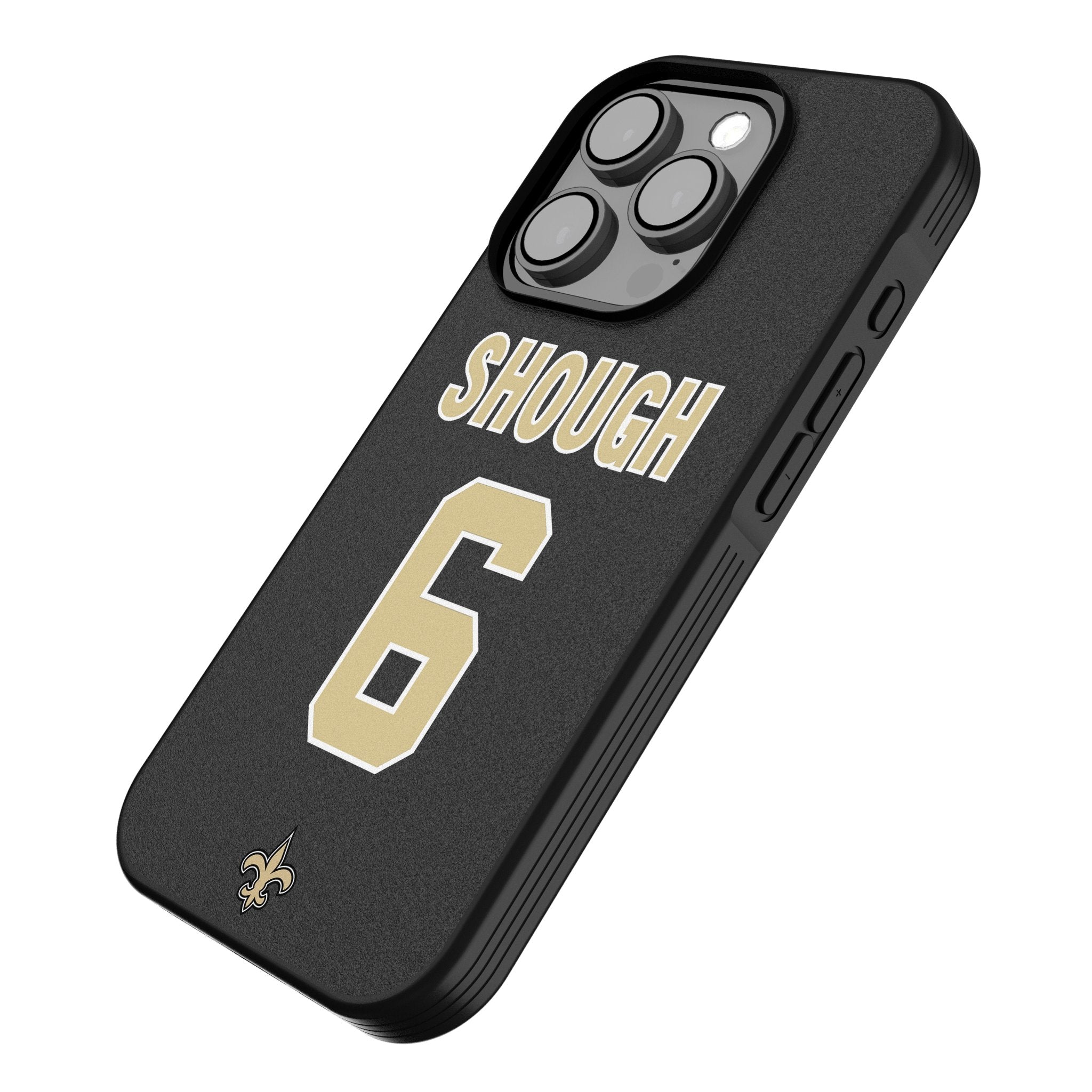 Tyler Shough New Orleans Saints 6 Game Tactic Bump Phone Case for Apple iPhone - Sports Gifts, Sports Memorabilia, Sports Collectibles, Fan Shop