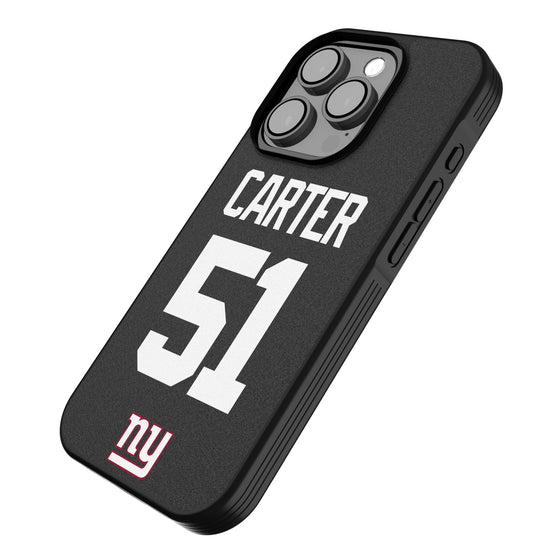 Abdul Carter New York Giants 51 Game Tactic Bump Phone Case for Apple iPhone - Sports Gifts, Sports Memorabilia, Sports Collectibles, Fan Shop