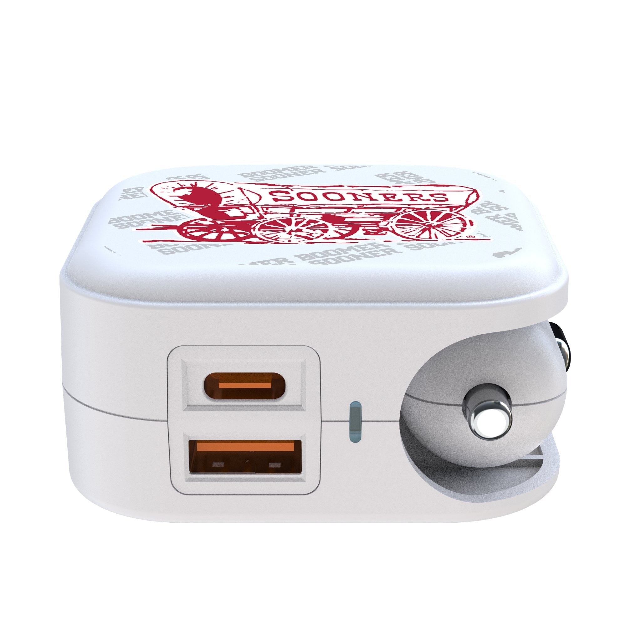 University of Oklahoma Sooners Quadtile 2 in 1 USB Charger - Sports Gifts, Sports Memorabilia, Sports Collectibles, Fan Shop
