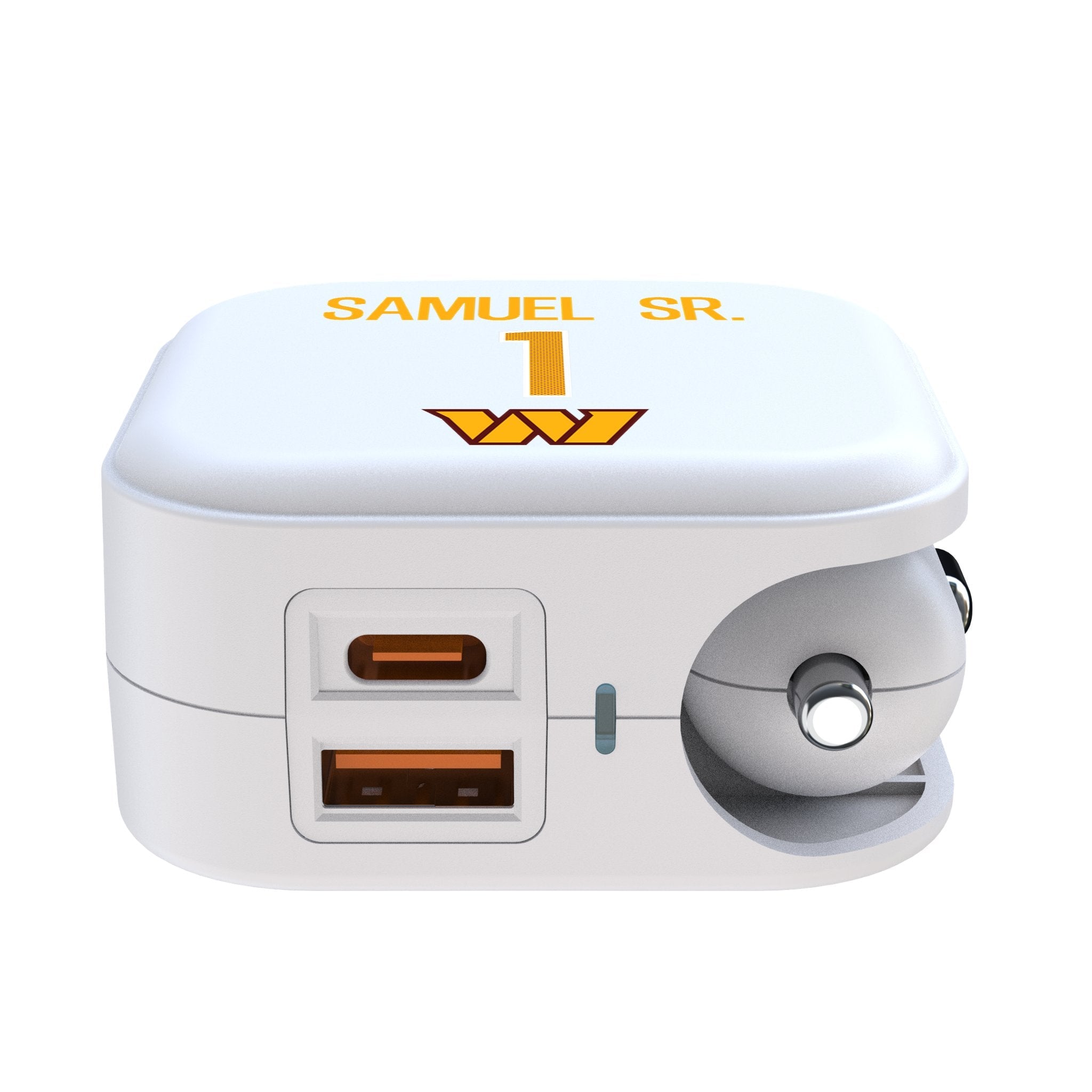 Deebo Samuel Sr. Washington Commanders 1 Game Tactic 2 in 1 USB Charger - Sports Gifts, Sports Memorabilia, Sports Collectibles, Fan Shop