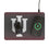 Indiana University Hoosiers Linen 15-Watt Wireless Charger and Mouse Pad - Sports Gifts, Sports Memorabilia, Sports Collectibles, Fan Shop