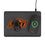 Oklahoma State University Cowboys Linen 15-Watt Wireless Charger and Mouse Pad - Sports Gifts, Sports Memorabilia, Sports Collectibles, Fan Shop