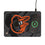 Baltimore Orioles Monocolor Tilt 15-Watt Wireless Charger and Mouse Pad - Sports Gifts, Sports Memorabilia, Sports Collectibles, Fan Shop