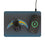 Los Angeles Chargers Linen 15-Watt Wireless Charger and Mouse Pad - Sports Gifts, Sports Memorabilia, Sports Collectibles, Fan Shop
