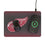 Detroit Red Wings Linen 15-Watt Wireless Charger and Mouse Pad - Sports Gifts, Sports Memorabilia, Sports Collectibles, Fan Shop