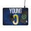 Byron Young Los Angeles Rams 0 Game Tactic 15-Watt Wireless Charger and Mouse Pad - Sports Gifts, Sports Memorabilia, Sports Collectibles, Fan Shop