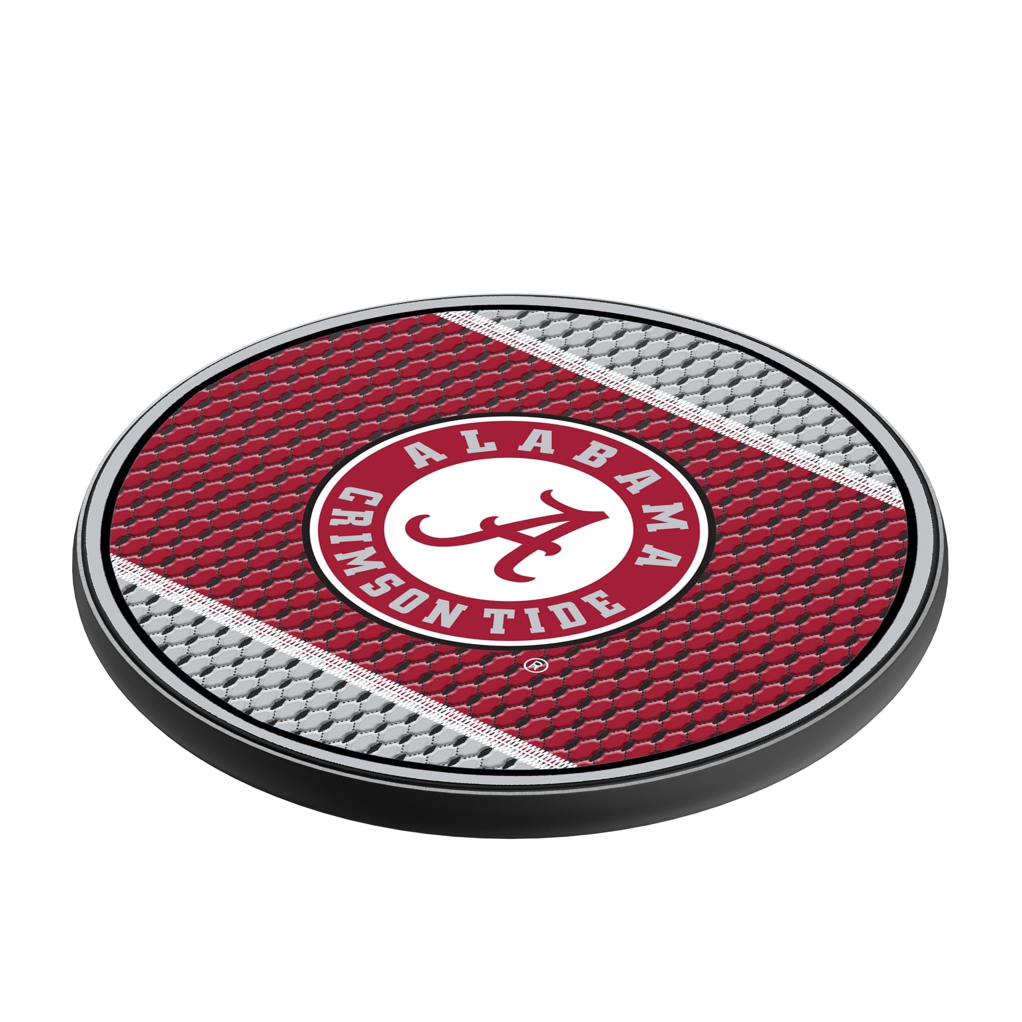 University of Alabama Crimson Tide Mesh 15-Watt Wireless Charger - Sports Gifts, Sports Memorabilia, Sports Collectibles, Fan Shop
