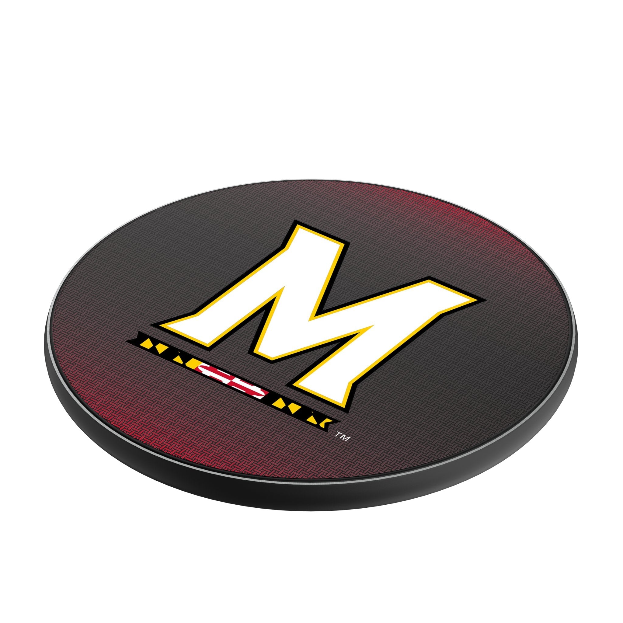University of Maryland Terrapins Linen 15-Watt Wireless Charger - Sports Gifts, Sports Memorabilia, Sports Collectibles, Fan Shop