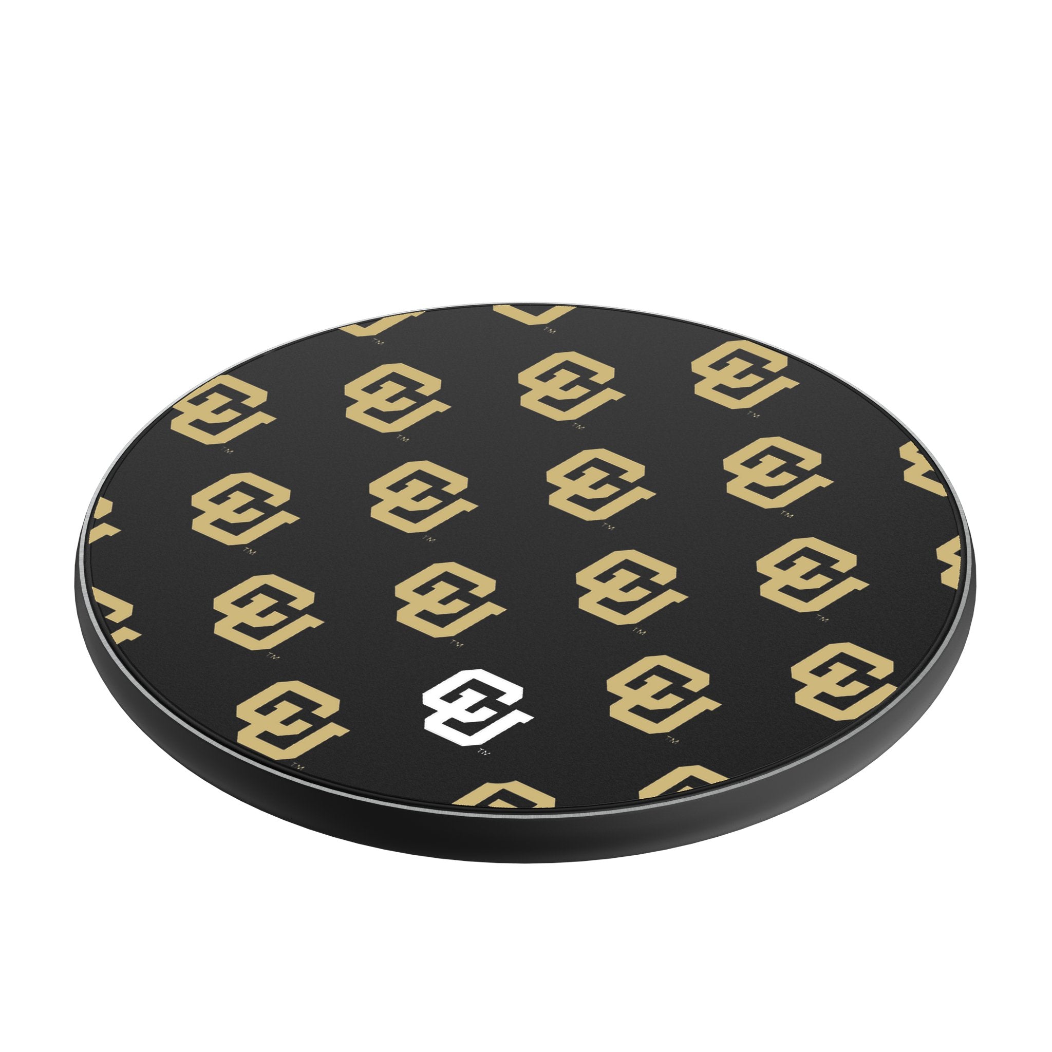 University of Colorado Buffaloes Fashion Pattern 15-Watt Wireless Charger - Sports Gifts, Sports Memorabilia, Sports Collectibles, Fan Shop